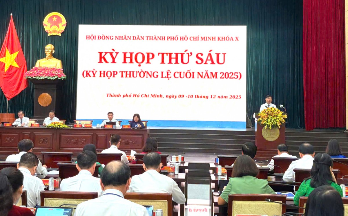 Khai mạc kỳ họp cuối năm 2025 của Hội đồng nhân dân TP.HCM Khai mạc kỳ họp cuối năm 2025 của Hội đồng nhân dân TP.HCM