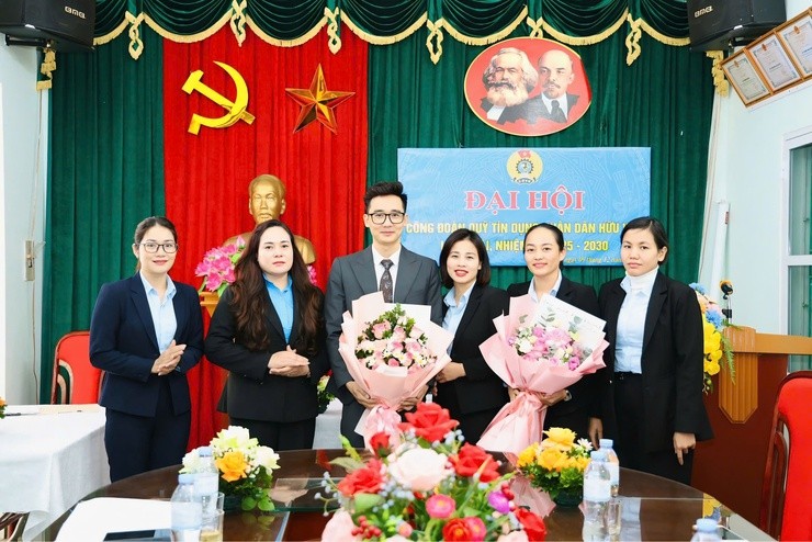 Đại hội Công đoàn Quỹ tín dụng nhân dân Hữu Văn nhiệm kỳ 2025-2030