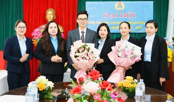 Đại hội Công đoàn Quỹ tín dụng nhân dân Hữu Văn nhiệm kỳ 2025-2030