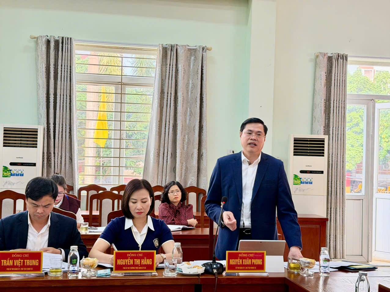 Phó Chủ tịch UBND thành phố Hà Nội Vũ Thu Hà giám sát tại xã Ngọc Hồi ngoc-hoi-1.jpg