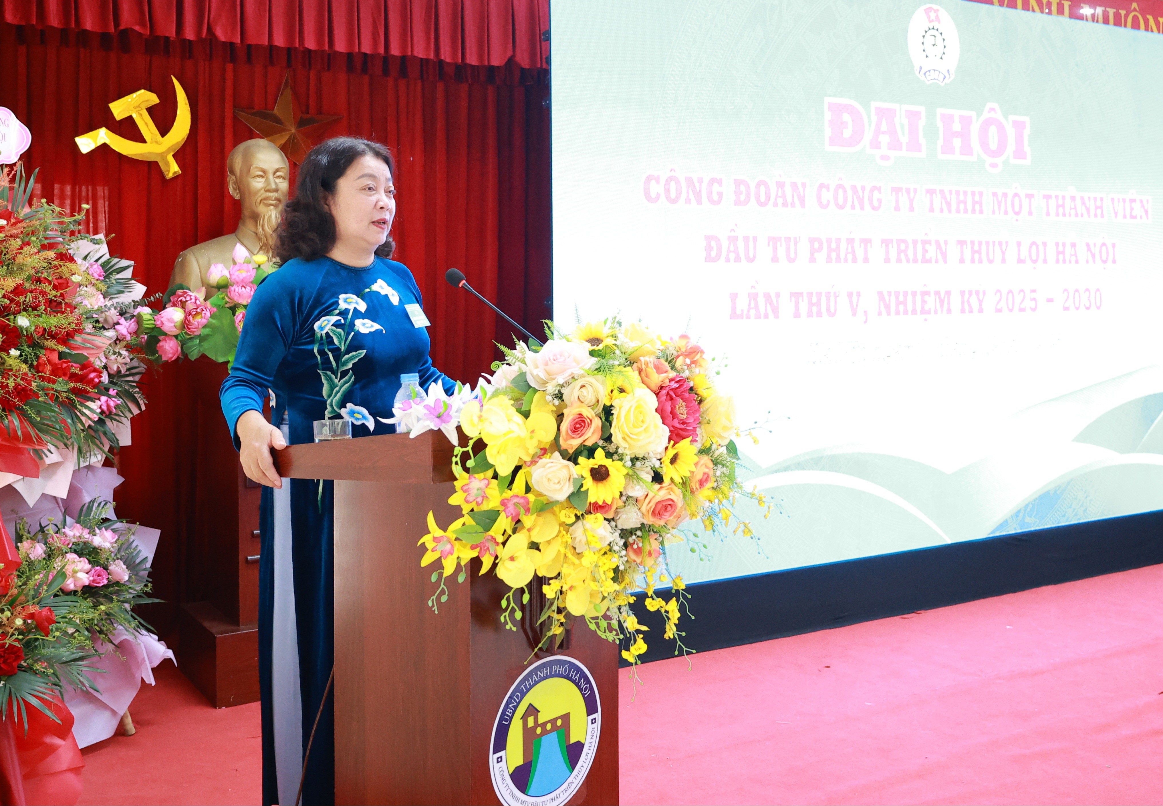 Tổ chức thành công Đại hội Công đoàn Công ty TNHH MTV Đầu tư phát triển Thủy lợi Hà Nội lần thứ V