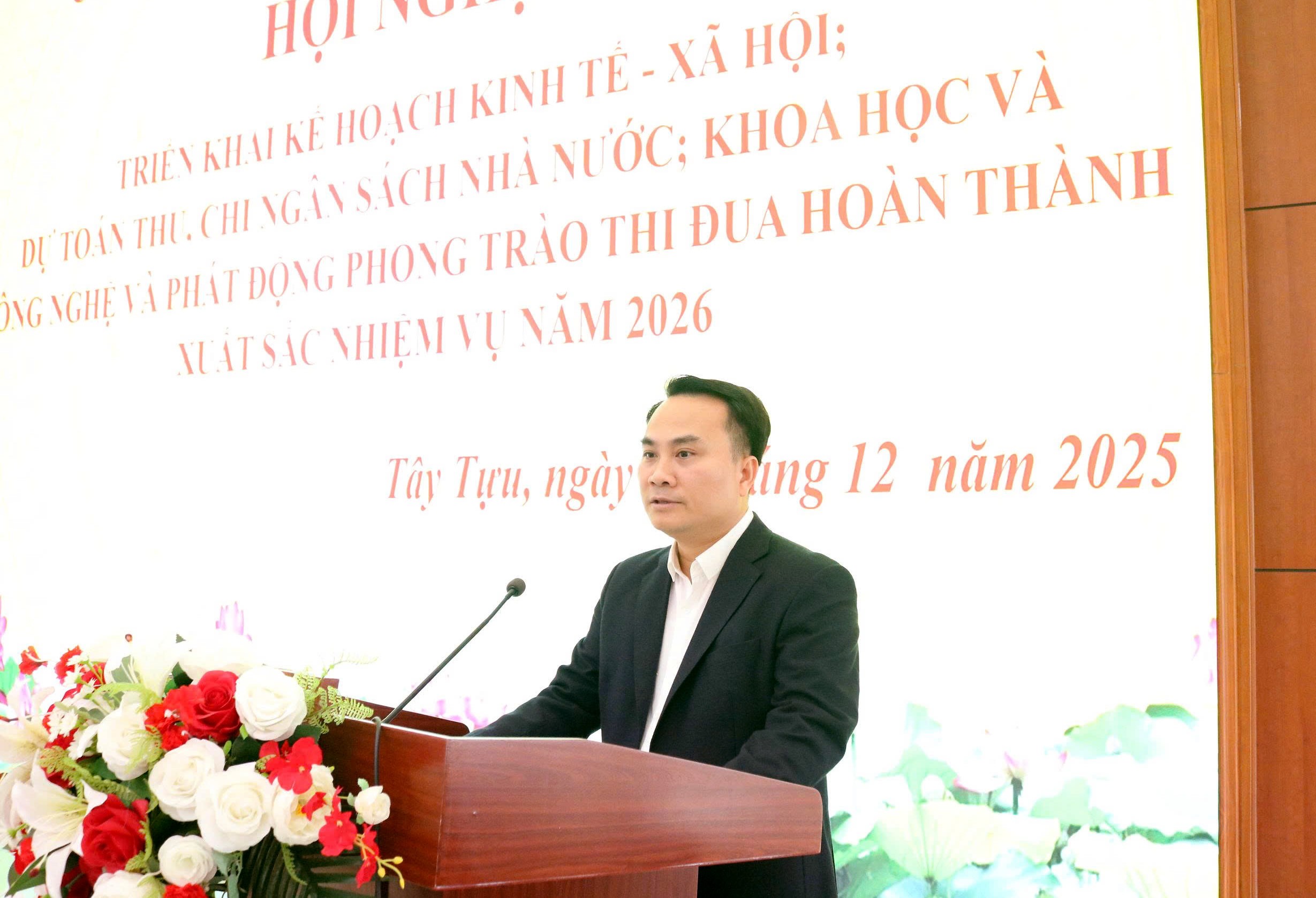 Phường Tây Tựu phát động thi đua thực hiện thắng lợi mục tiêu kinh tế - xã hội năm 2026