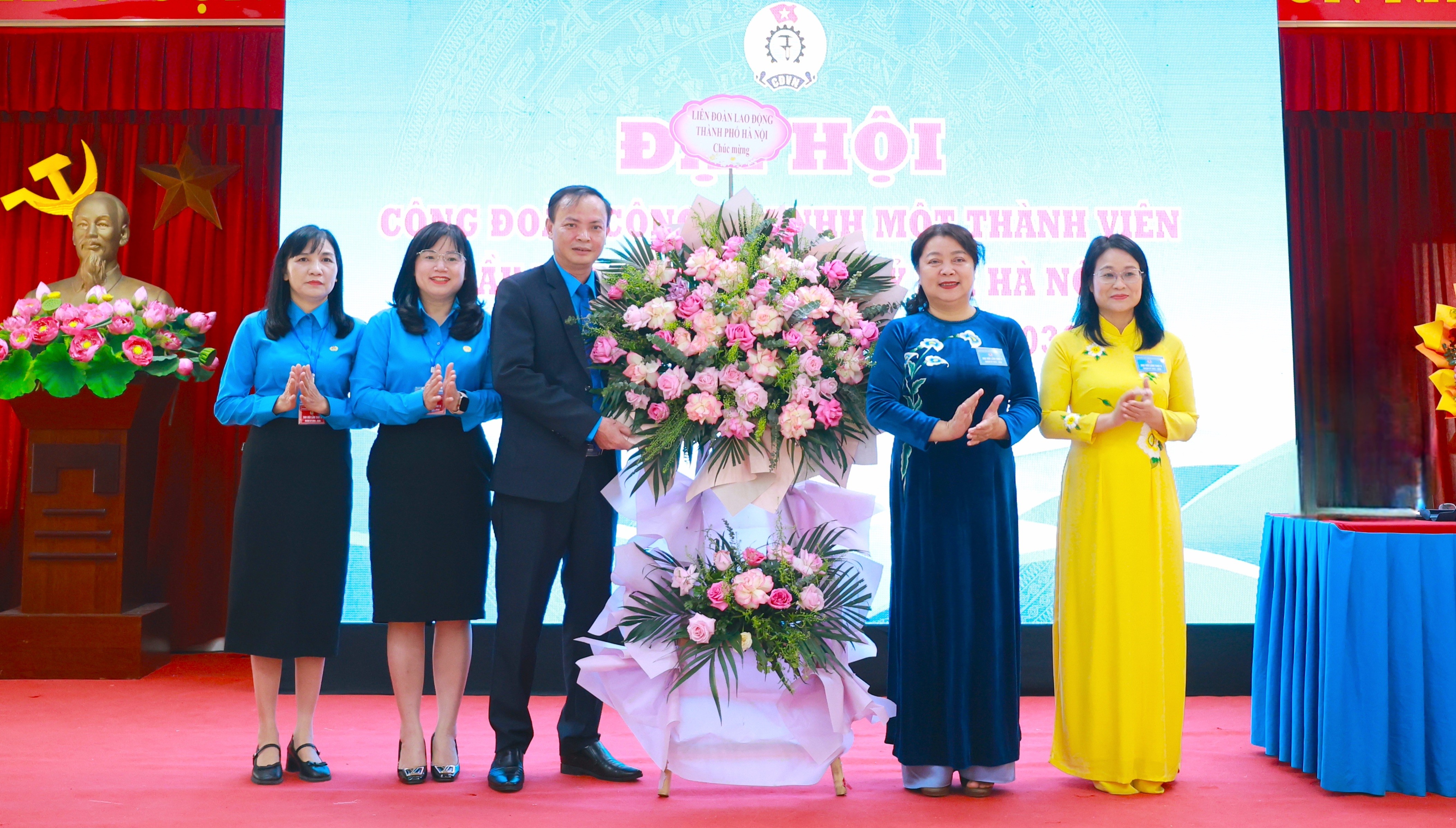 Tổ chức thành công Đại hội Công đoàn Công ty TNHH MTV Đầu tư phát triển Thủy lợi Hà Nội lần thứ V