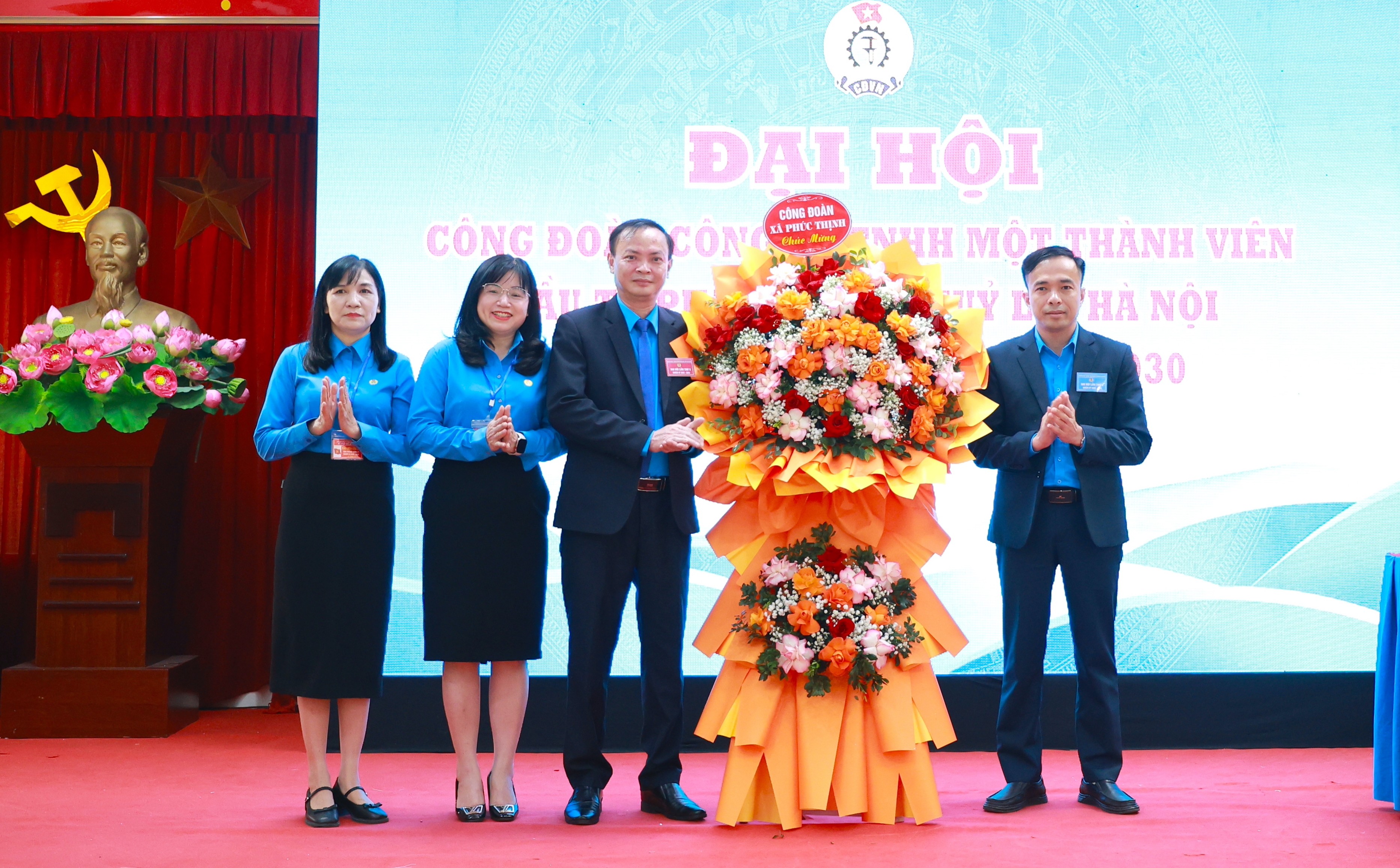 Tổ chức thành công Đại hội Công đoàn Công ty TNHH MTV Đầu tư phát triển Thủy lợi Hà Nội lần thứ V