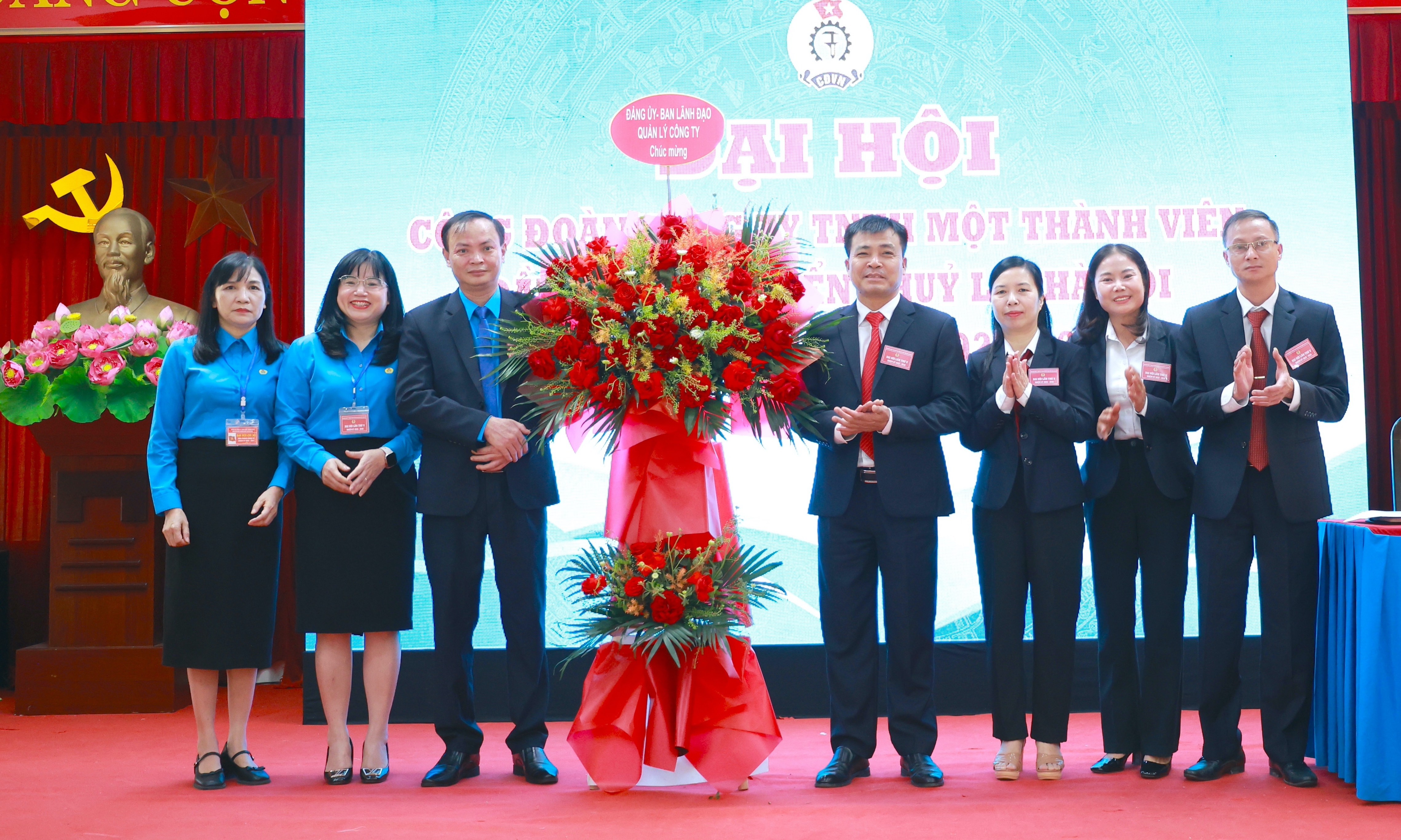 Tổ chức thành công Đại hội Công đoàn Công ty TNHH MTV Đầu tư phát triển Thủy lợi Hà Nội lần thứ V