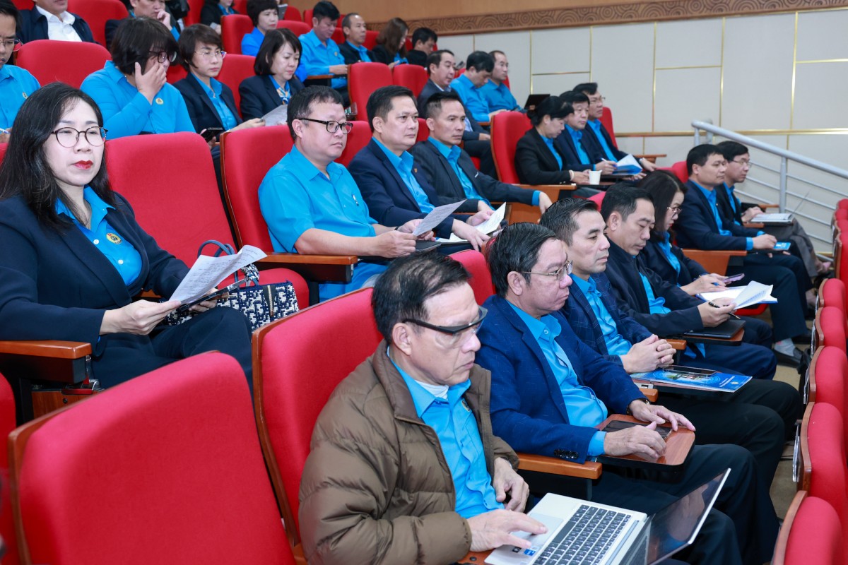 Khai mạc Hội nghị Ban Chấp hành Tổng LĐLĐ Việt Nam lần thứ tám khóa XIII