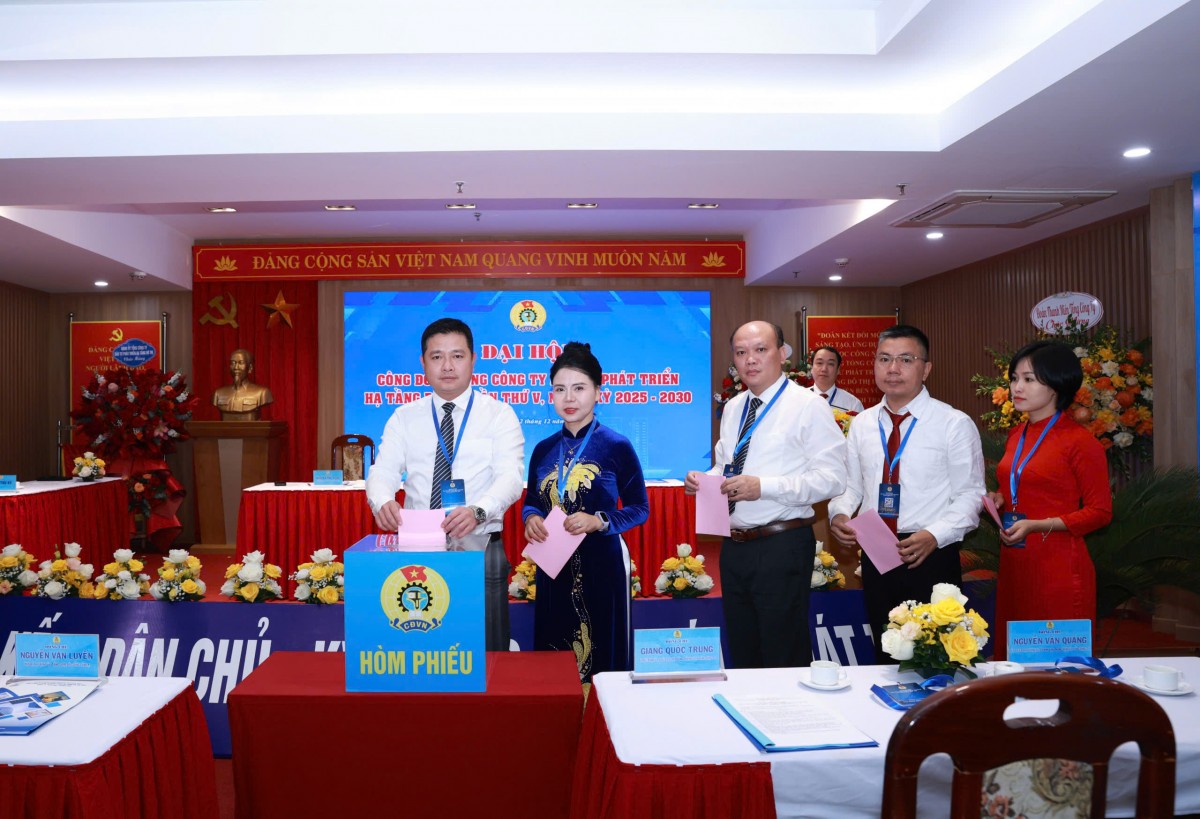 Đại hội V Công đoàn Tổng Công ty Đầu tư phát triển hạ tầng đô thị: Đoàn kết, đổi mới, hướng về cơ sở