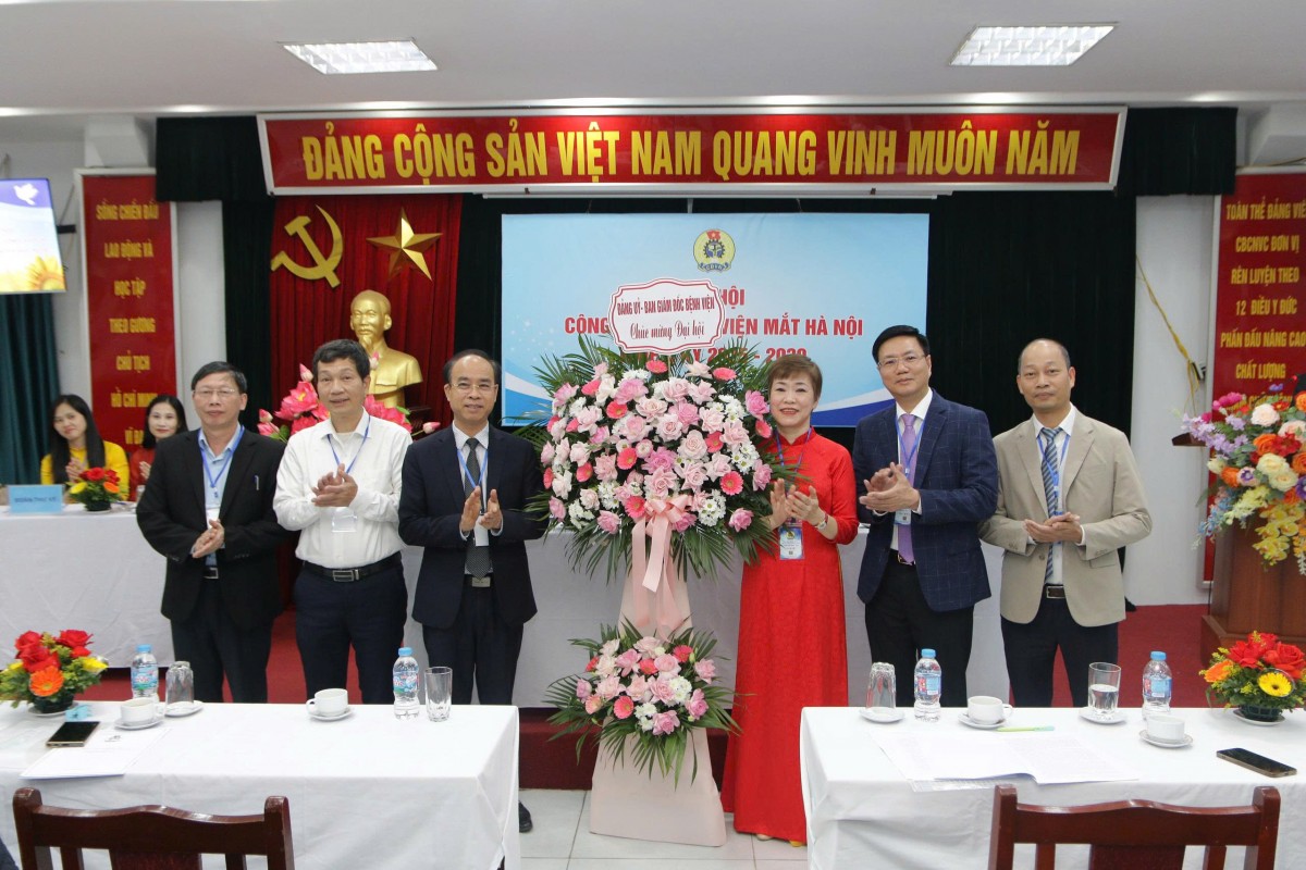 Tổ chức thành công Đại hội Công đoàn Bệnh viện Mắt Hà Nội, nhiệm kỳ 2025 - 2030
