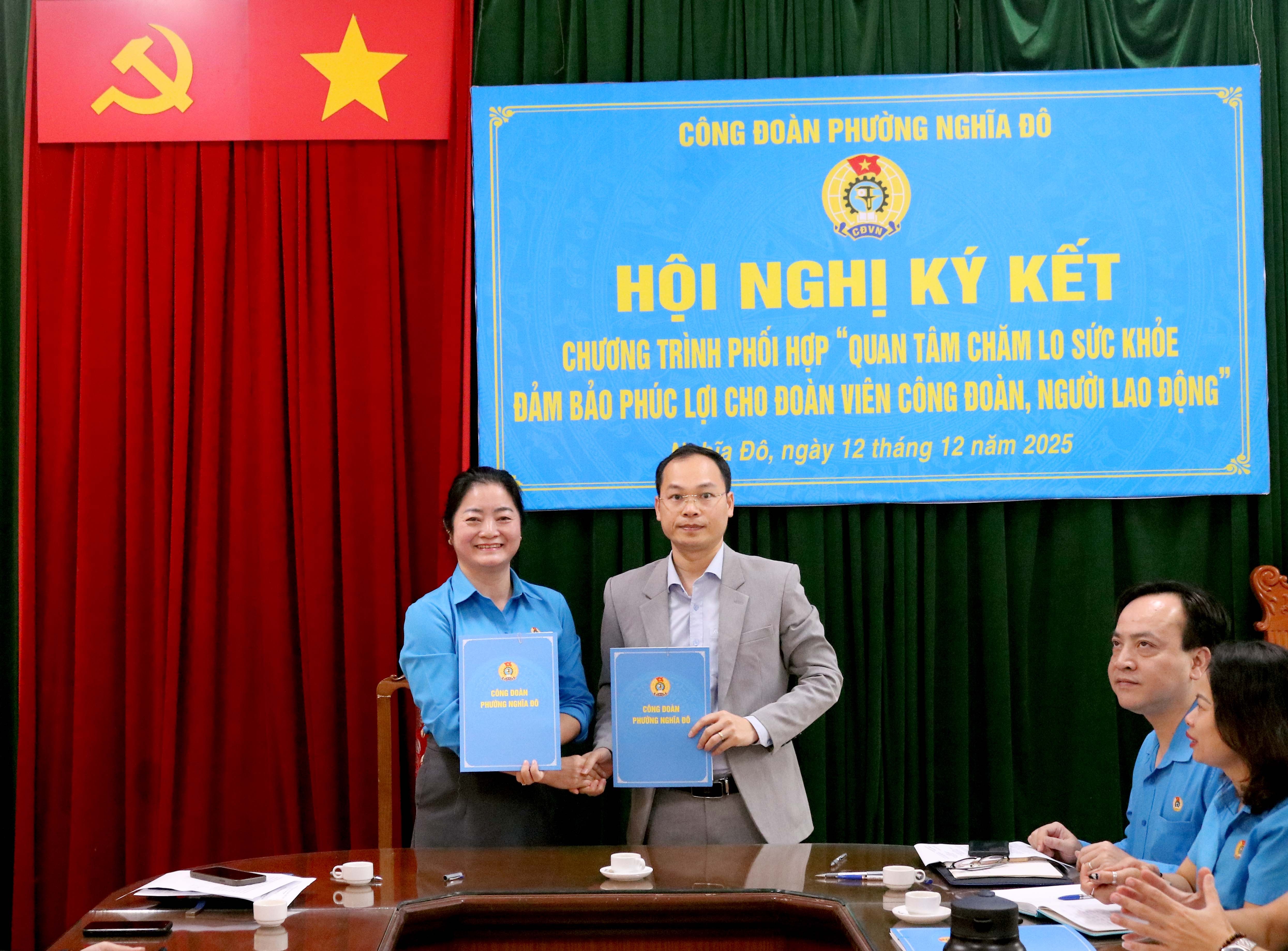 Công đoàn phường Nghĩa Đô tăng cường phúc lợi, chăm lo sức khỏe cho đoàn viên và người lao động Công đoàn phường Nghĩa Đô tăng cường phúc lợi, chăm lo sức khỏe cho đoàn viên và người lao động