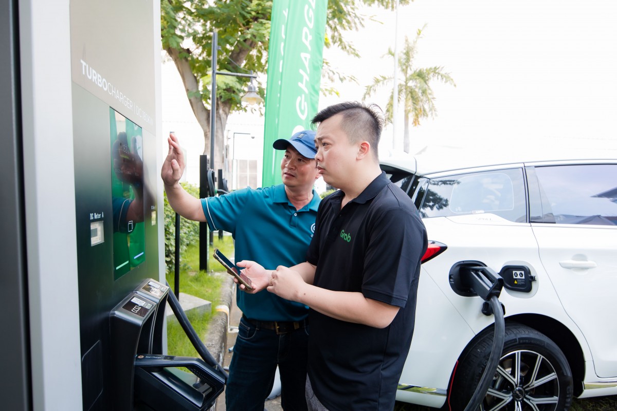 Grab Việt Nam và Charge+ hợp tác phát triển mạng lưới trạm sạc xe điện tại Việt Nam Grab Việt Nam và Charge+ hợp tác phát triển mạng lưới trạm sạc xe điện tại Việt Nam