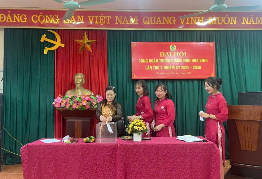 Phường Yên Nghĩa hoàn thành 100% Đại hội Công đoàn cơ sở nhiệm kỳ 2025 - 2030 Phường Yên Nghĩa hoàn thành 100% Đại hội Công đoàn cơ sở nhiệm kỳ 2025 - 2030