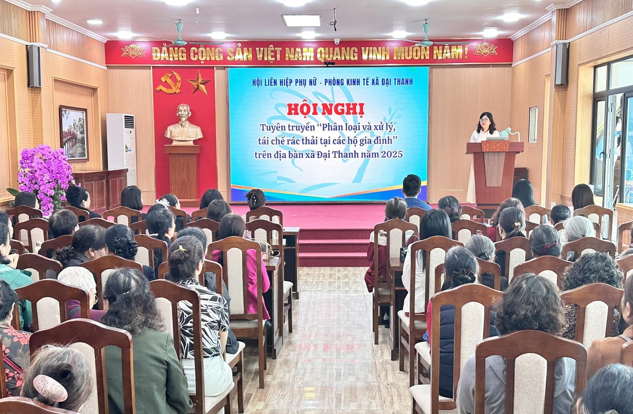 Đại Thanh tăng cường tuyên truyền phân loại, xử lý rác thải tại hộ gia đình Đại Thanh tăng cường tuyên truyền phân loại, xử lý rác thải tại hộ gia đình