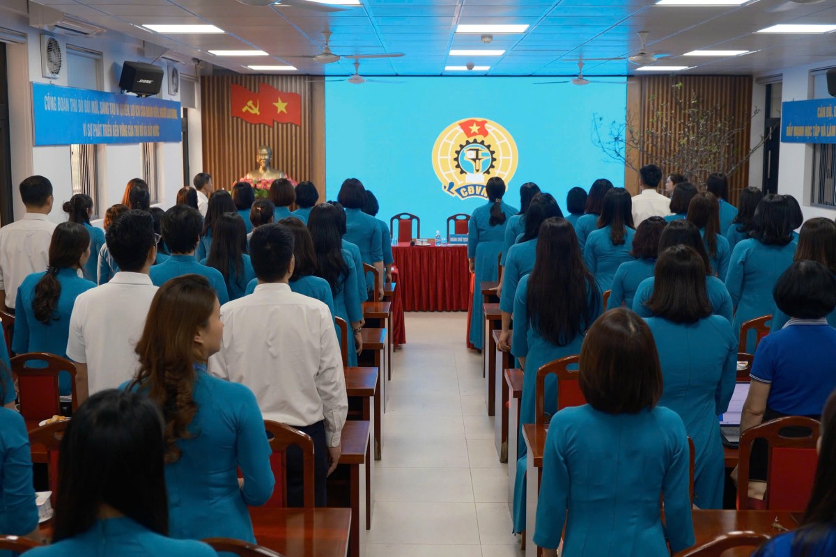 Phường Tây Hồ hoàn thành 100% Đại hội Công đoàn cơ sở nhiệm kỳ 2025 - 2030 Phường Tây Hồ hoàn thành 100% Đại hội Công đoàn cơ sở nhiệm kỳ 2025 - 2030