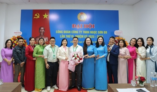 Đại hội Công đoàn Công ty TNHH Ngọc Sơn BR lần thứ VI, nhiệm kỳ 2025 - 2030