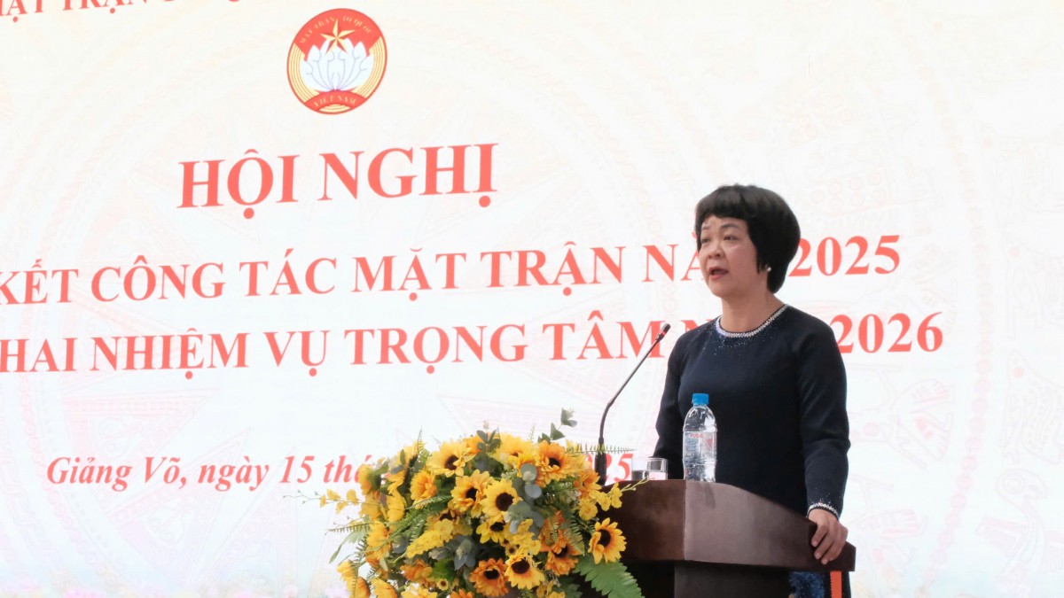 Mặt trận phường Giảng Võ: Vun đắp khối đại đoàn kết toàn dân