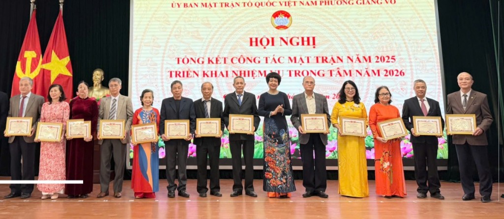 Mặt trận phường Giảng Võ: Vun đắp khối đại đoàn kết toàn dân