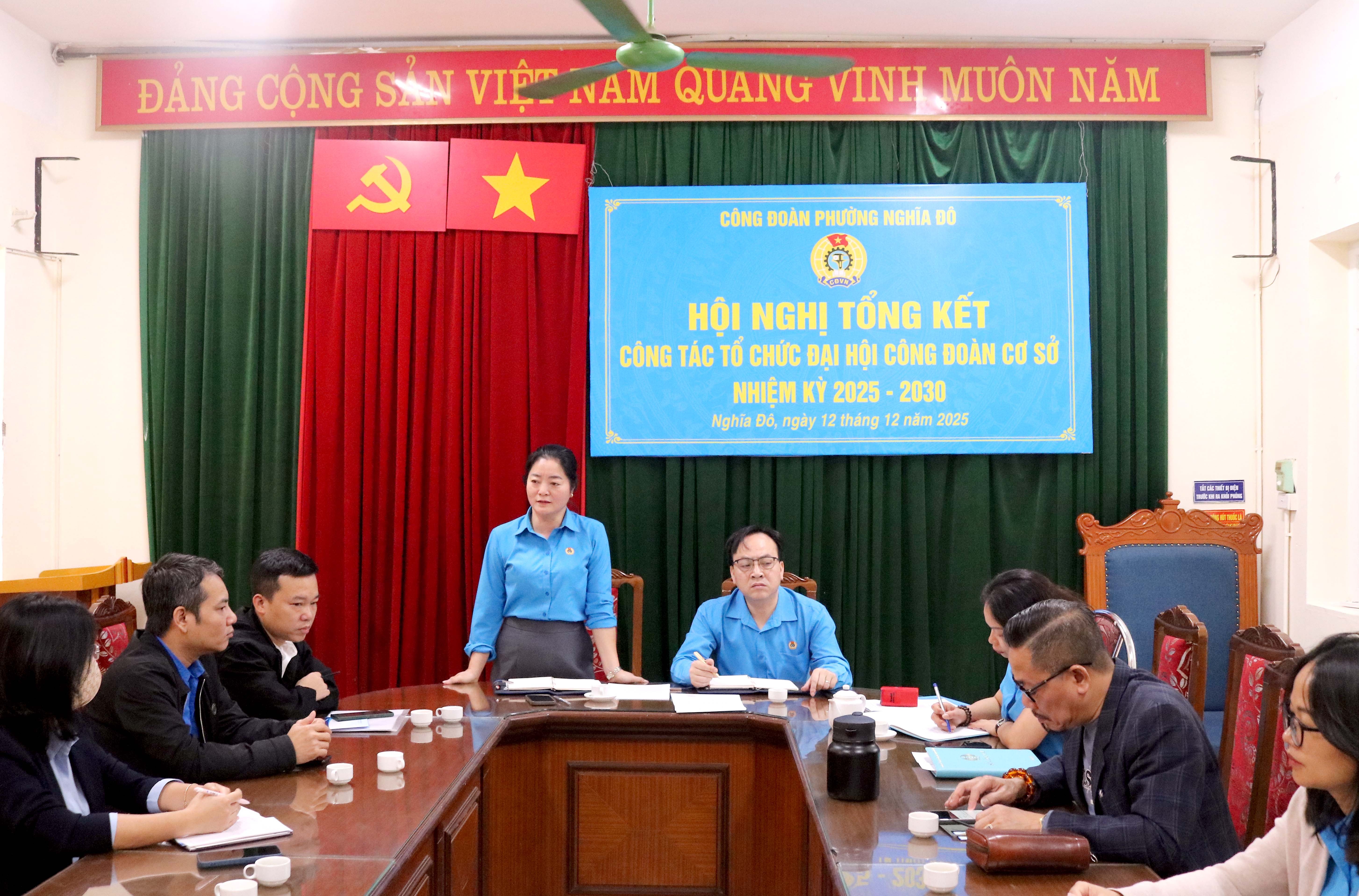 Đại hội Công đoàn cơ sở phường Nghĩa Đô: Hoàn thành đúng tiến độ, bảo đảm chất lượng Đại hội Công đoàn cơ sở phường Nghĩa Đô: Hoàn thành đúng tiến độ, bảo đảm chất lượng