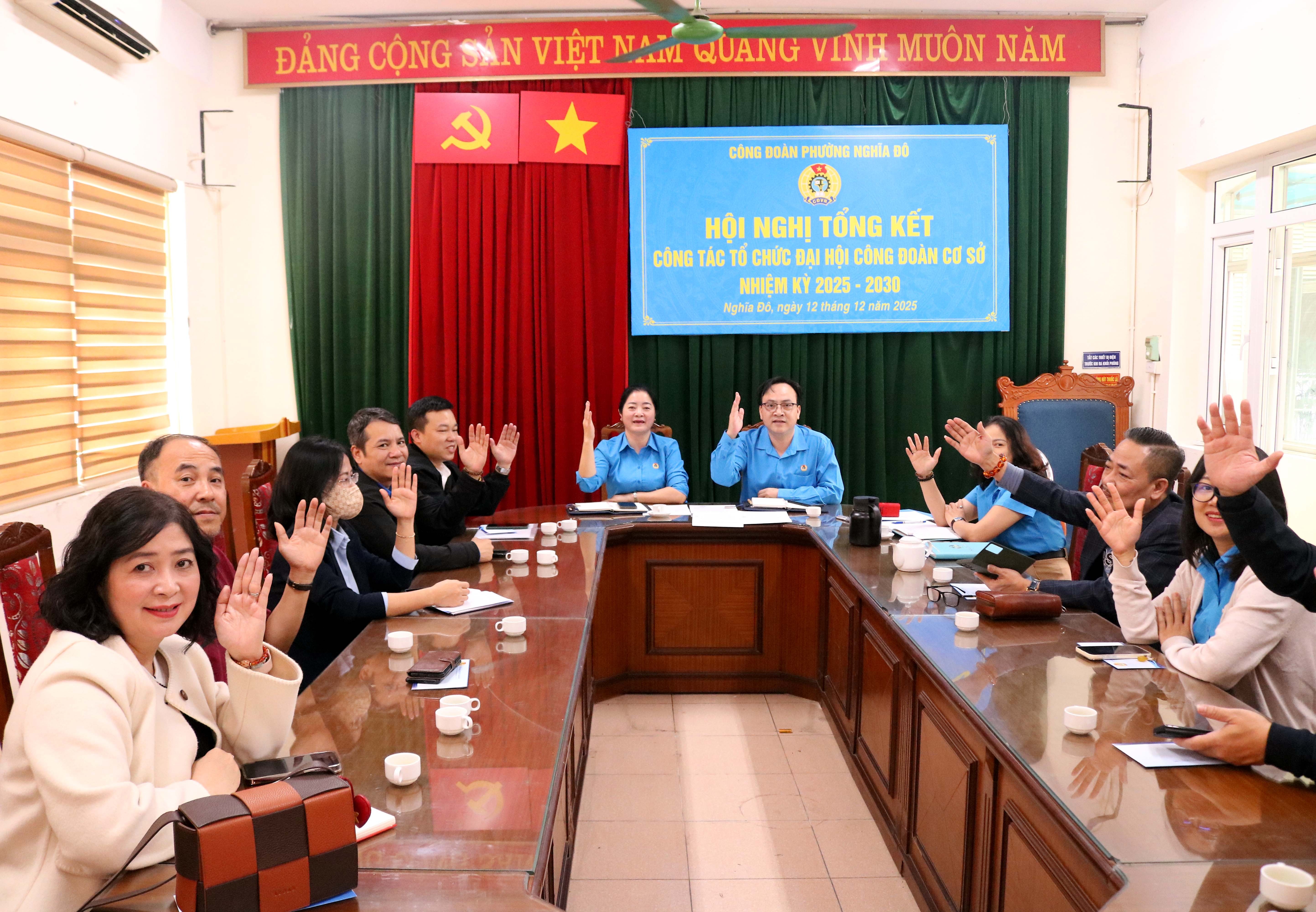 Đại hội Công đoàn cơ sở phường Nghĩa Đô: Hoàn thành đúng tiến độ, bảo đảm chất lượng Đại hội Công đoàn cơ sở phường Nghĩa Đô: Hoàn thành đúng tiến độ, bảo đảm chất lượng