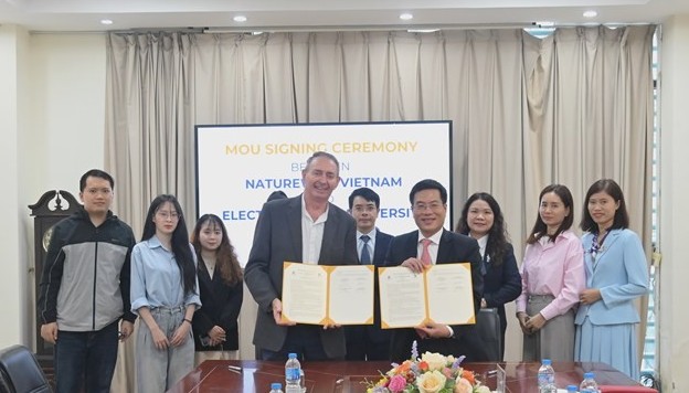 Trường Đại học Điện lực: Thúc đẩy hợp tác về giáo dục và phát triển bền vững với NatureWize Vietnam