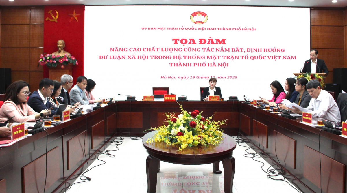 Nâng cao chất lượng nắm bắt, định hướng dư luận xã hội trong hệ thống MTTQ Hà Nội