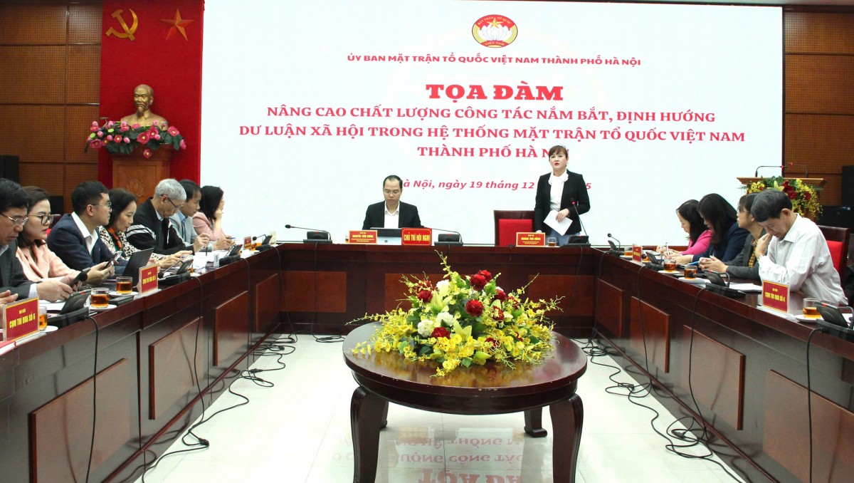 Nâng cao chất lượng nắm bắt, định hướng dư luận xã hội trong hệ thống MTTQ Hà Nội