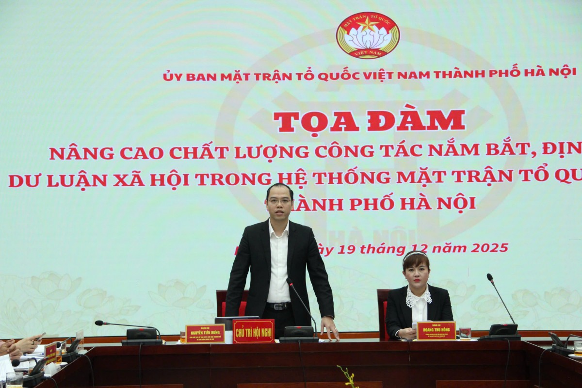Nâng cao chất lượng nắm bắt, định hướng dư luận xã hội trong hệ thống MTTQ Hà Nội