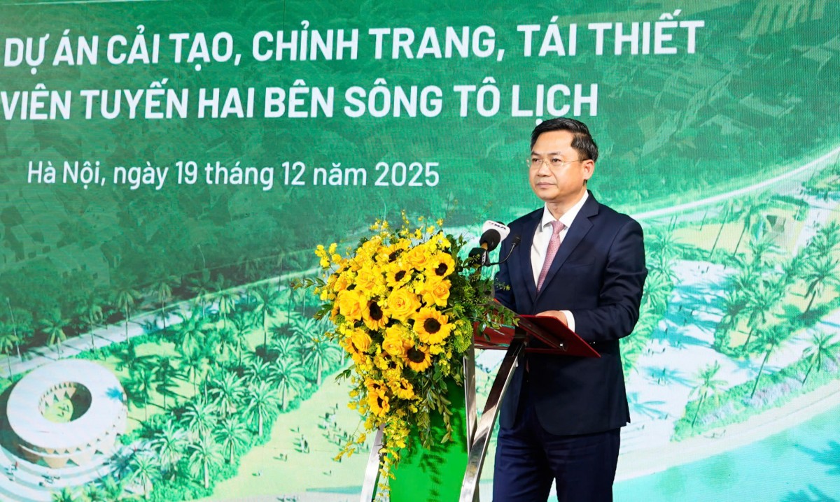 Hà Nội: Khởi công dự án hơn 4.600 tỷ đồng, quyết tâm hồi sinh sông Tô Lịch