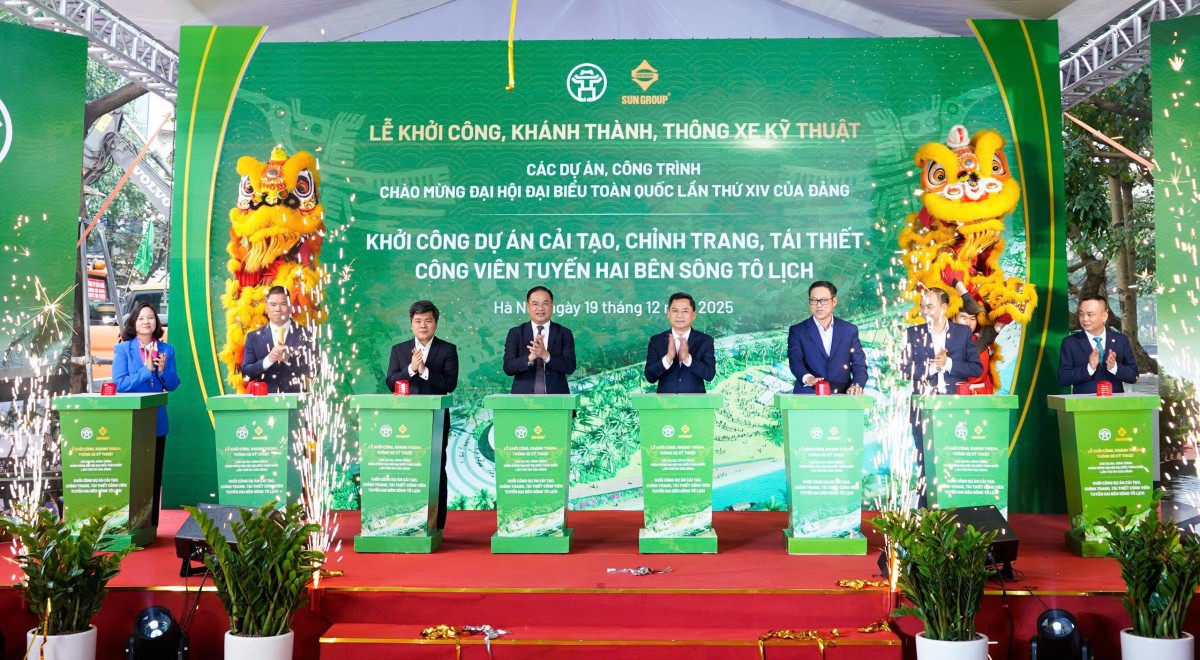 Hà Nội: Khởi công dự án hơn 4.600 tỷ đồng, quyết tâm hồi sinh sông Tô Lịch