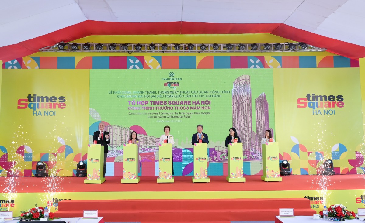 Khởi công khu tổ hợp văn phòng, khách sạn gần 5.000 tỷ đồng tại Hà Nội