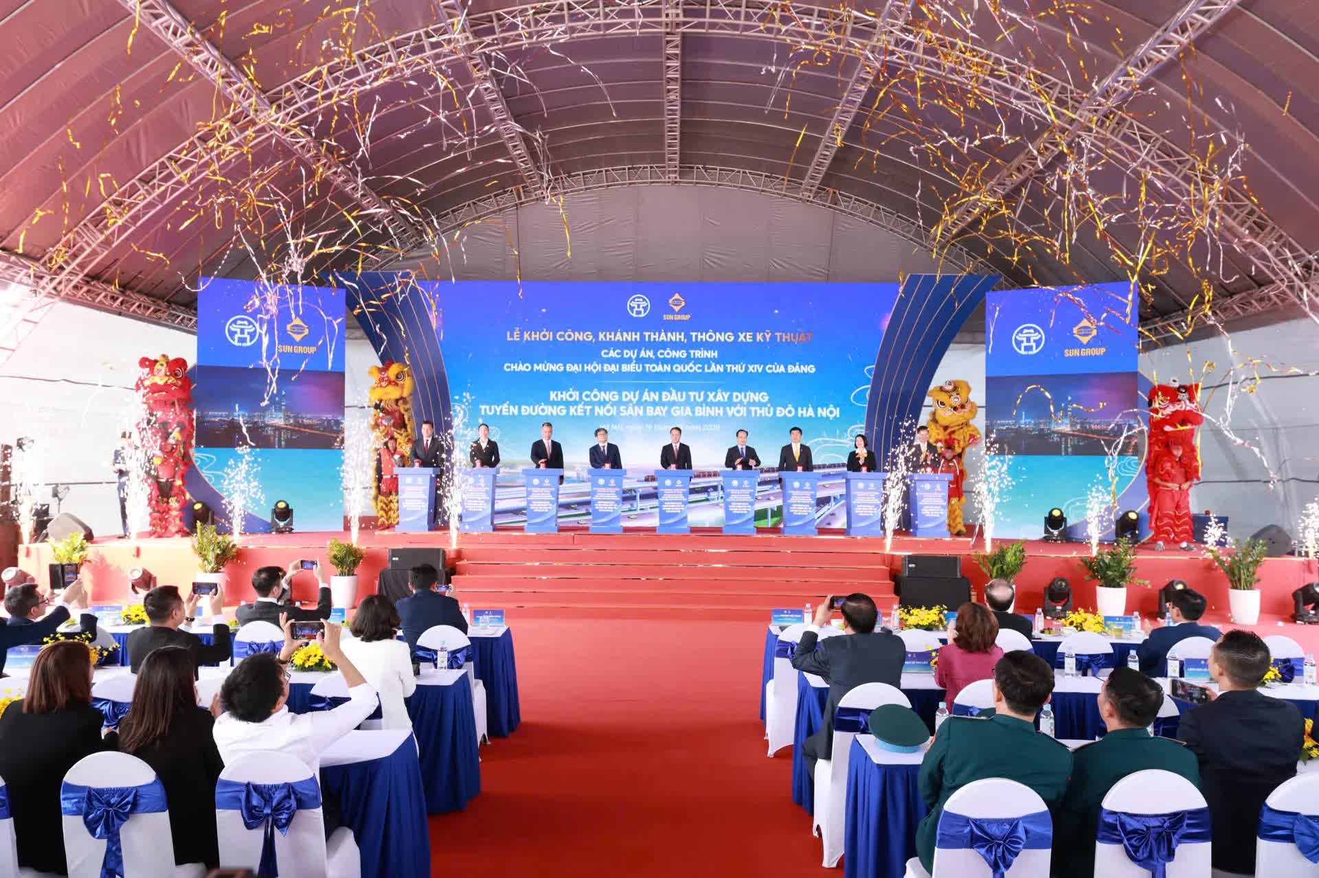 Khởi công tuyến đường kết nối Sân bay Gia Bình - Thủ đô