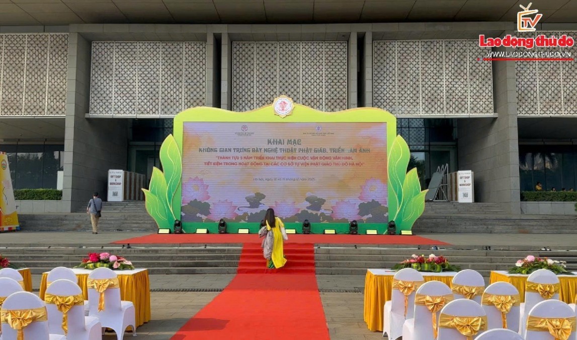 Triển lãm nghệ thuật Phật giáo: Dấu ấn đồng hành cùng Thủ đô văn minh, hiện đại