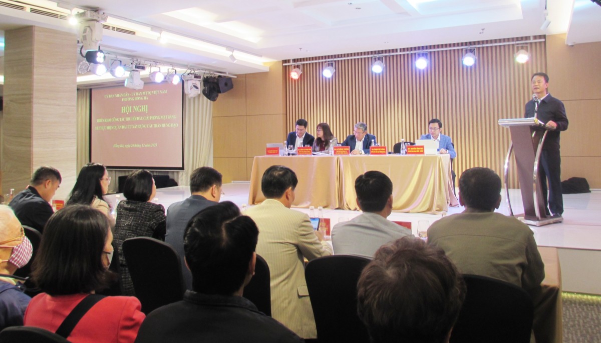 Phường Hồng Hà đối thoại với người dân về giải phóng mặt bằng dự án cầu Trần Hưng Đạo