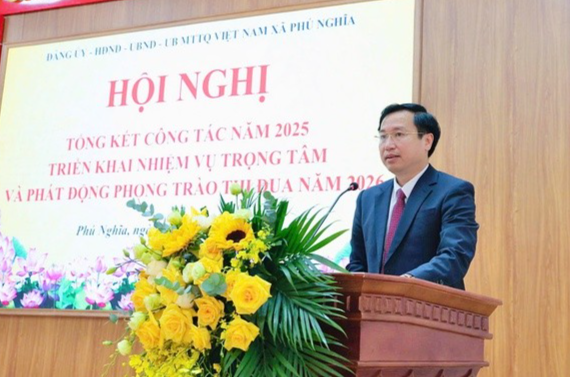 Phú Nghĩa triển khai nhiệm vụ trọng tâm, phát động phong trào thi đua năm 2026