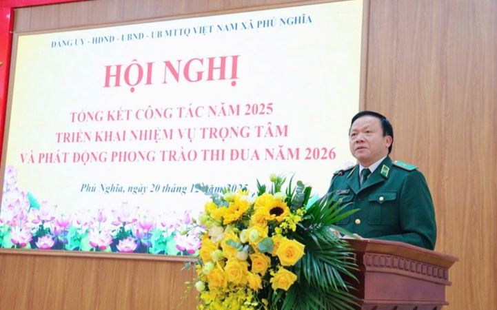 Phú Nghĩa triển khai nhiệm vụ trọng tâm, phát động phong trào thi đua năm 2026