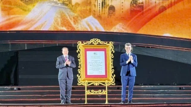 Quần thể Yên Tử - Vĩnh Nghiêm - Côn Sơn, Kiếp Bạc đón nhận Bằng công nhận Di sản văn hóa thế giới