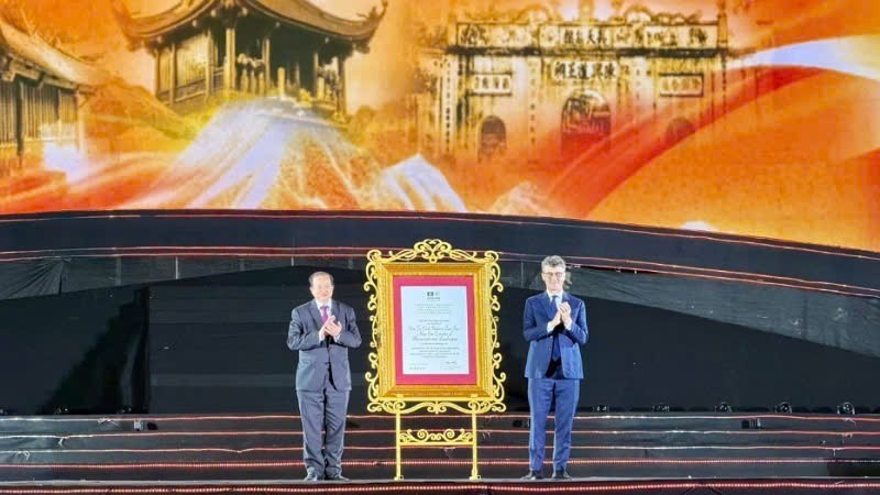 Quần thể Yên Tử - Vĩnh Nghiêm - Côn Sơn, Kiếp Bạc đón nhận Bằng công nhận Di sản văn hóa thế giới