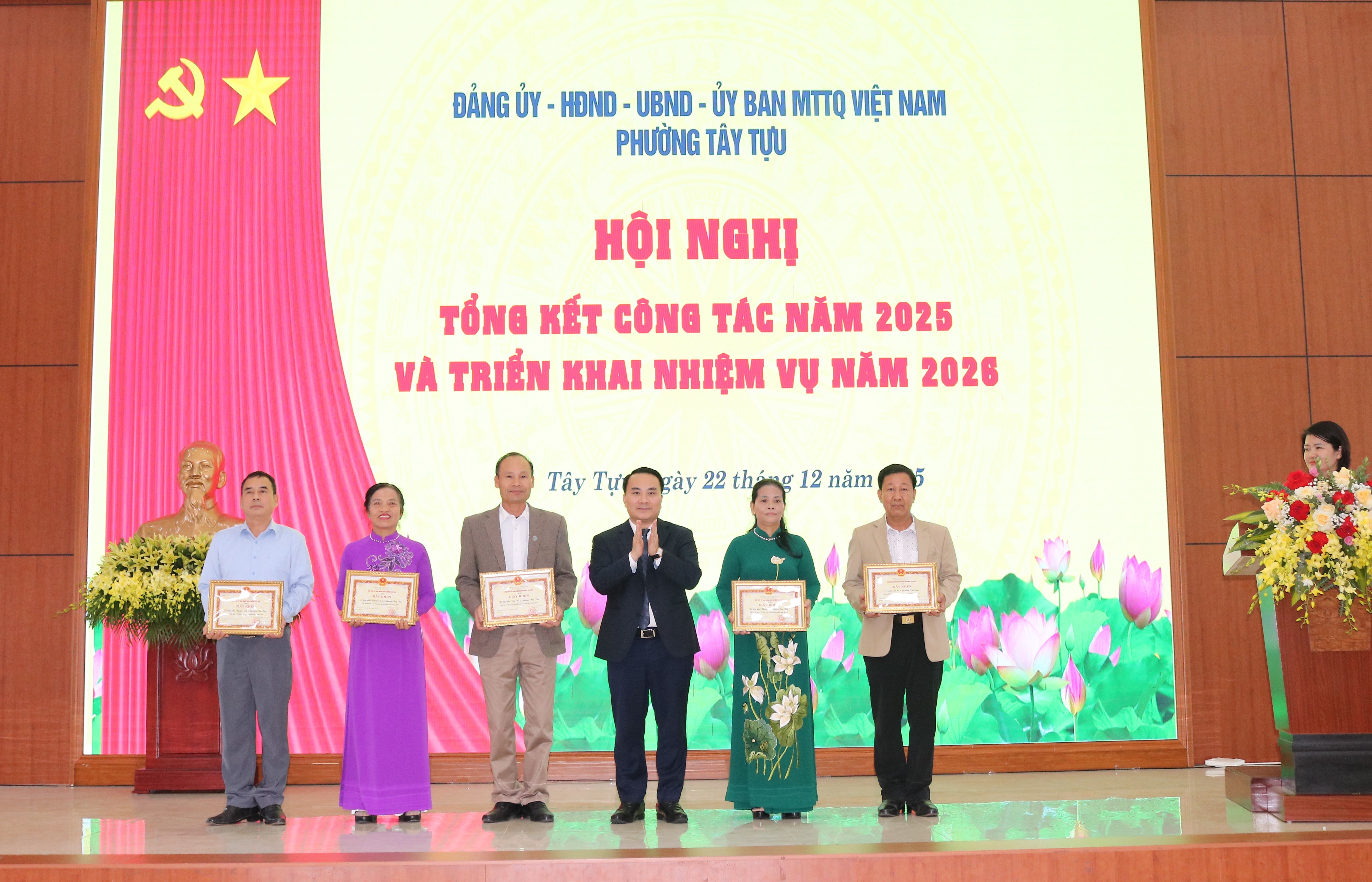 Phường Tây Tựu: Xây dựng nền tảng vững chắc, quyết tâm bứt phá trong năm 2026