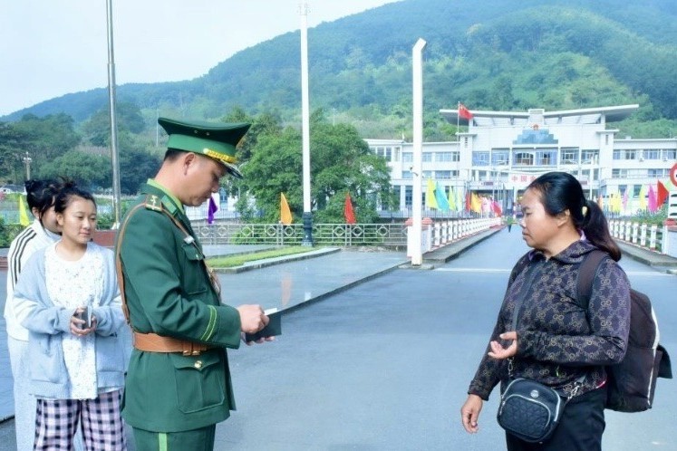Những chiến sĩ biên phòng ở Ma Lù Thàng