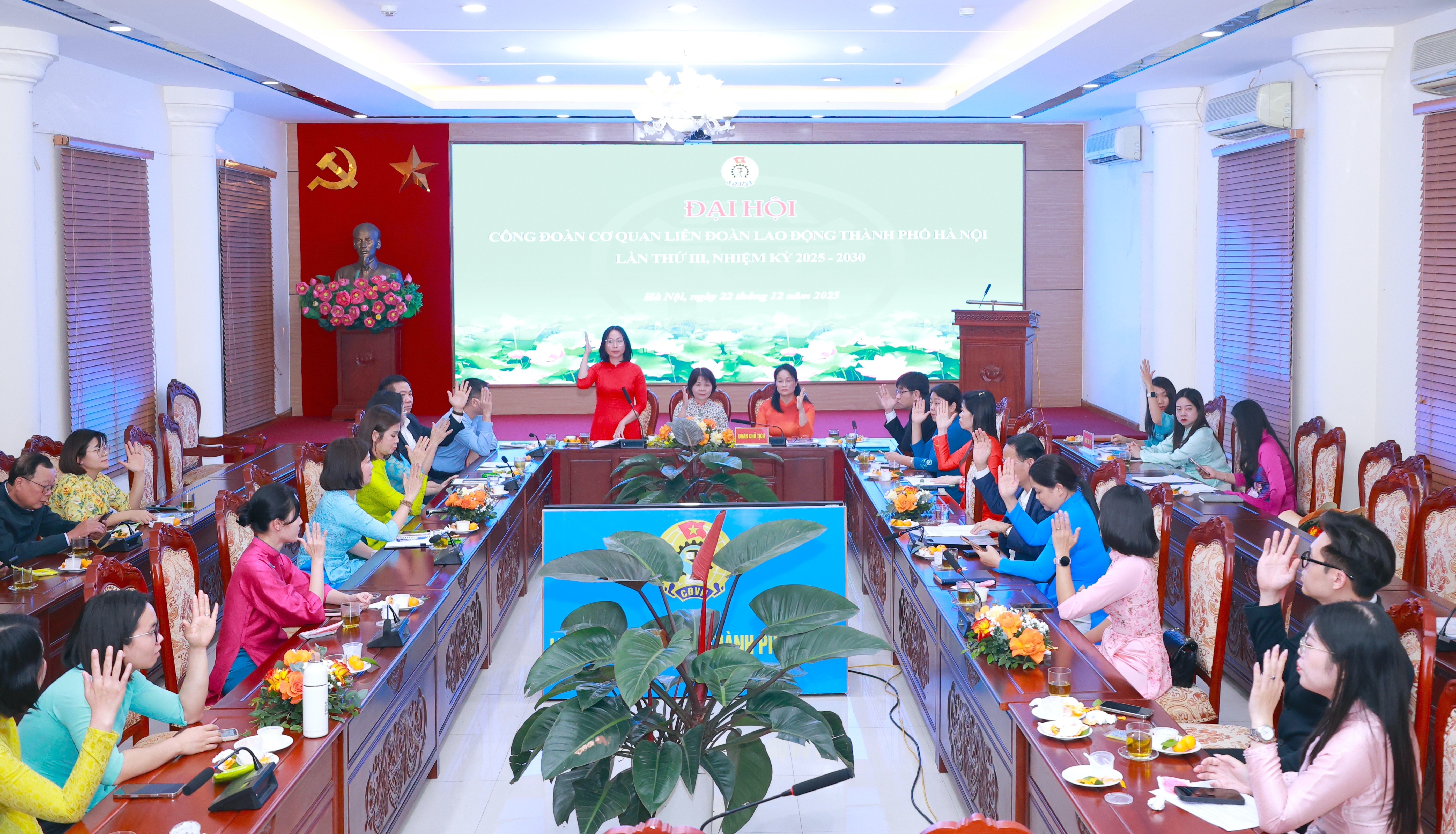 Tổ chức thành công Đại hội Công đoàn Cơ quan LĐLĐ thành phố Hà Nội lần thứ III