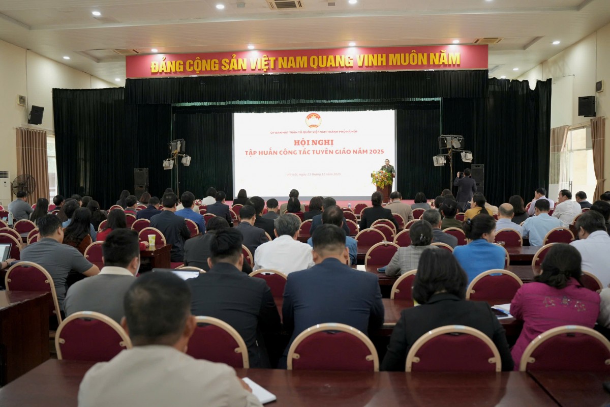 Nâng cao kỹ năng tuyên truyền, định hướng dư luận xã hội cho cán bộ Mặt trận Thủ đô