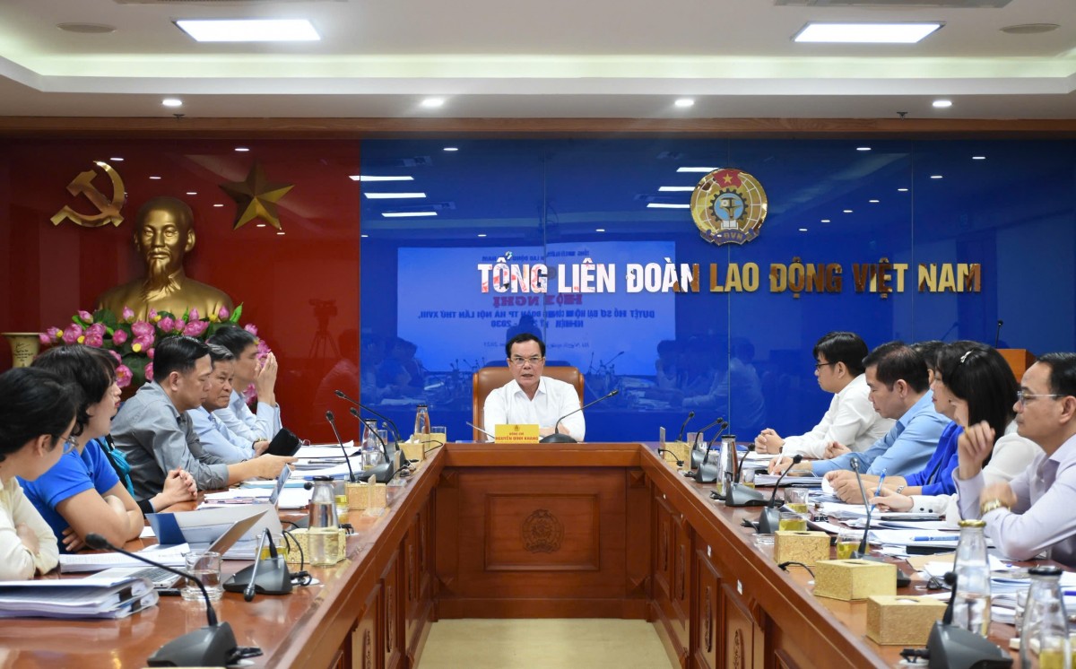 Công tác chuẩn bị Đại hội Công đoàn thành phố Hà Nội lần thứ XVIII được đánh giá cao