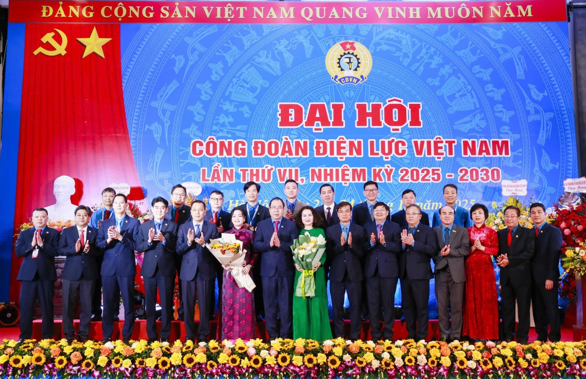 Đại hội VII Công đoàn Điện lực Việt Nam: Đoàn kết - Đổi mới - Giữ vững an ninh năng lượng quốc gia
