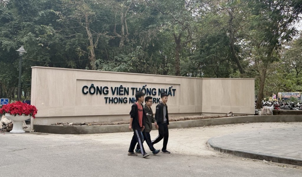 Không gian xanh hòa vào nhịp sống Thủ đô