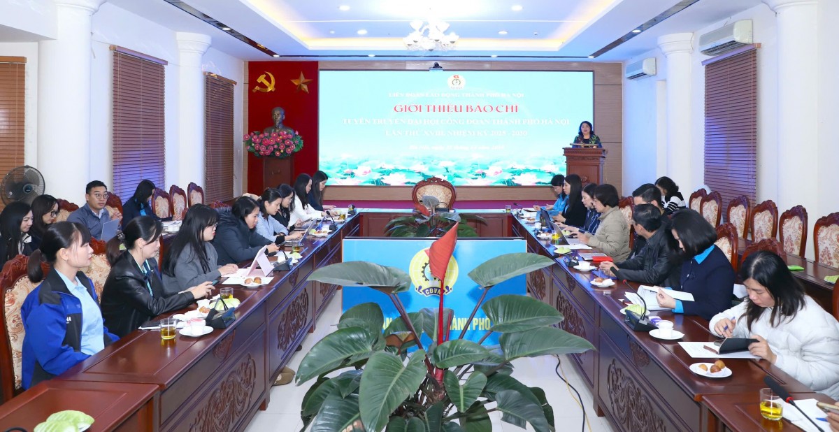 Đại hội Công đoàn lần thứ XVIII - Ngày hội lớn của cán bộ, đoàn viên, người lao động Thủ đô