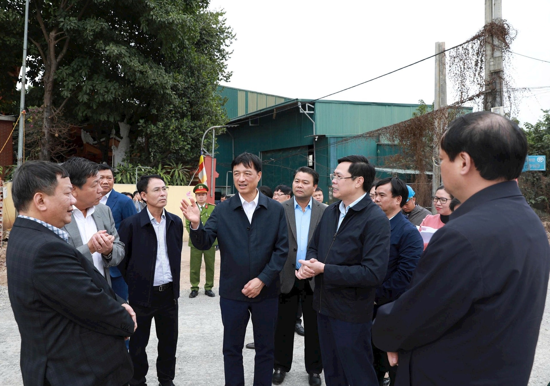 Bí thư Thành ủy Hà Nội Nguyễn Duy Ngọc kiểm tra tiến độ thi công các công trình, dự án trên địa bàn Thành phố