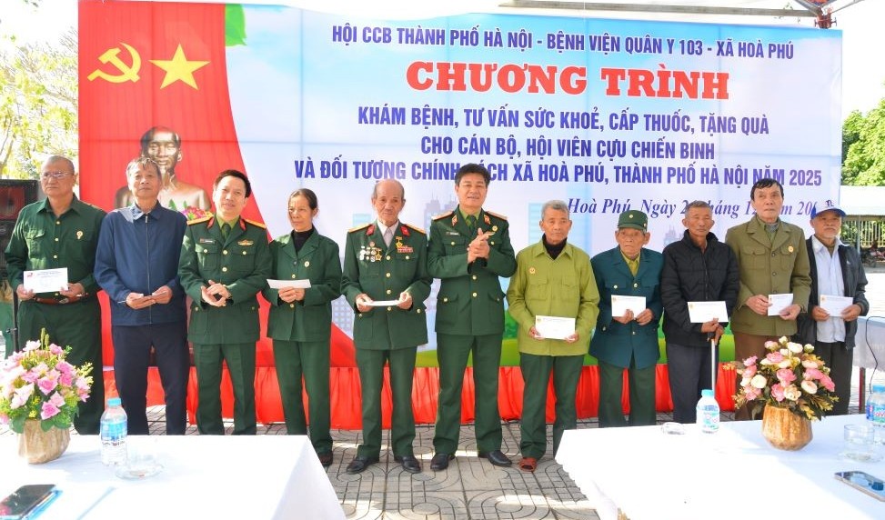 Lan tỏa nghĩa tình đồng đội tại xã Hòa Phú