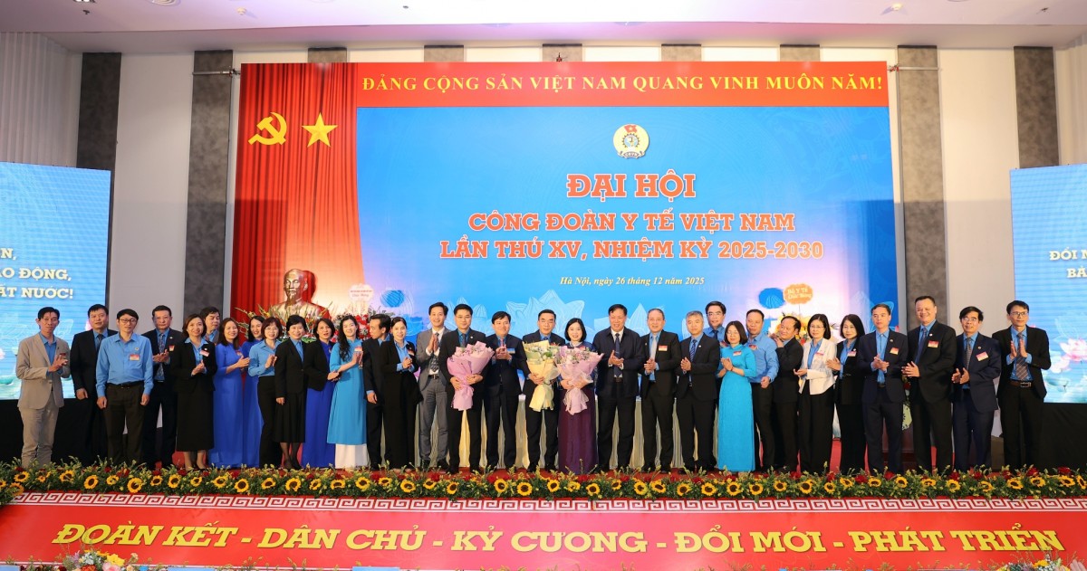 Ông Nguyễn Lương Tâm tái đắc cử Chủ tịch Công đoàn Y tế Việt Nam