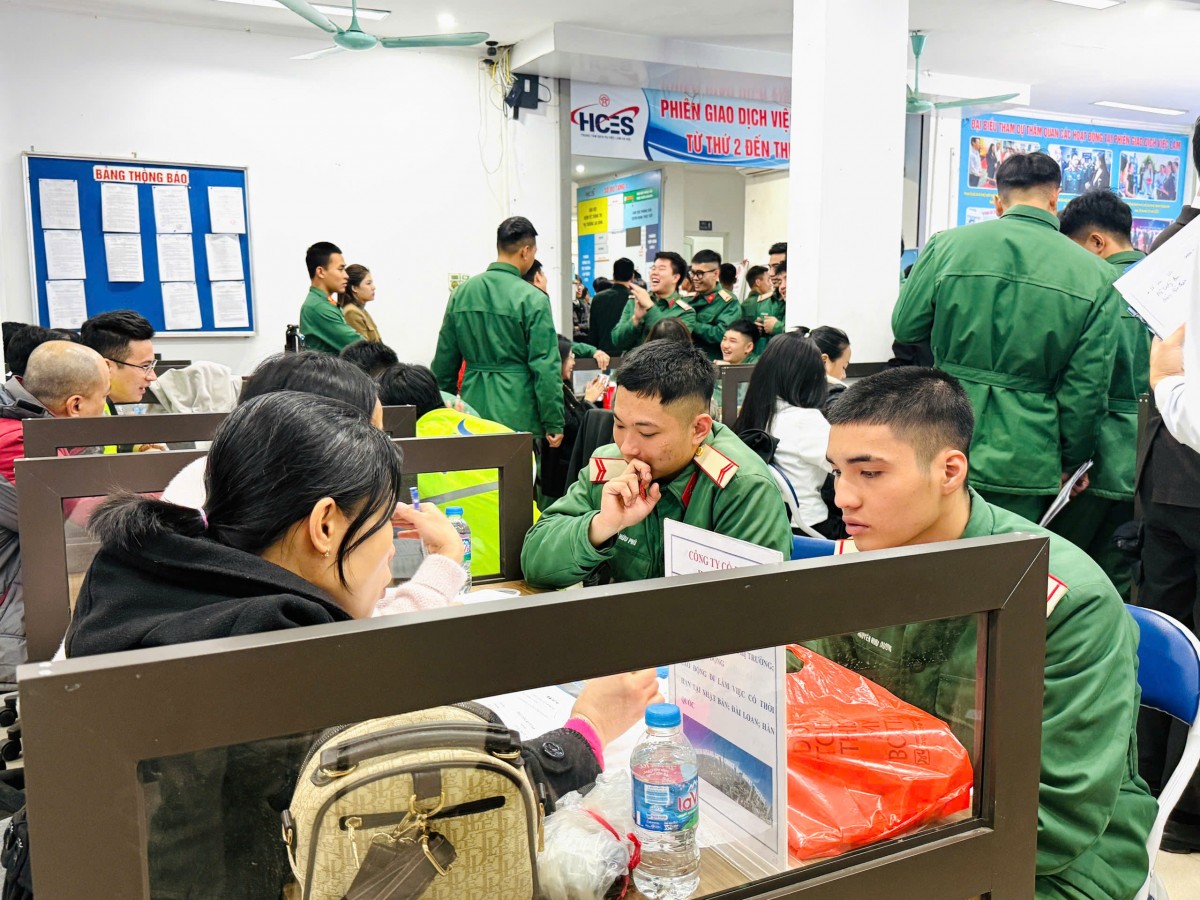 Hàng nghìn cơ hội việc làm cho bộ đội xuất ngũ tại Hà Nội