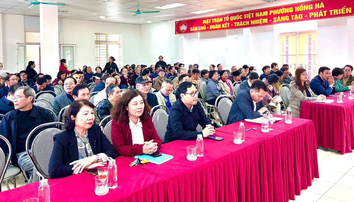 Phường Hồng Hà tập huấn công tác bầu cử đại biểu Quốc hội khóa XVI và đại biểu Hội đồng nhân dân các cấp