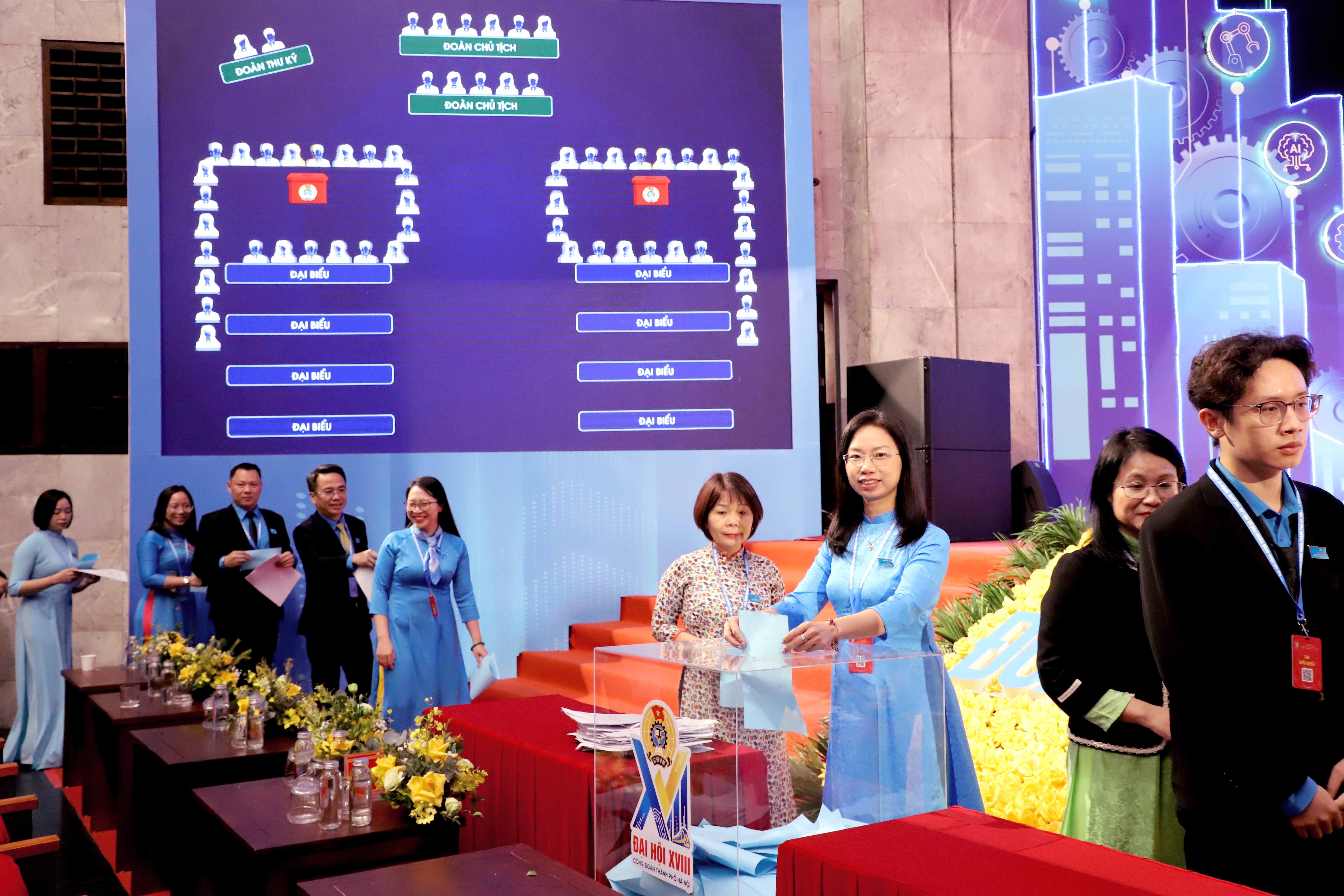 TRỰC TUYẾN: Ngày làm việc thứ nhất Đại hội Công đoàn thành phố Hà Nội lần thứ XVIII, nhiệm kỳ 2025 - 2030
